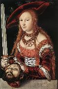 CRANACH, Lucas the Elder Judith with the Head of Holofernes dfg USA oil painting reproduction